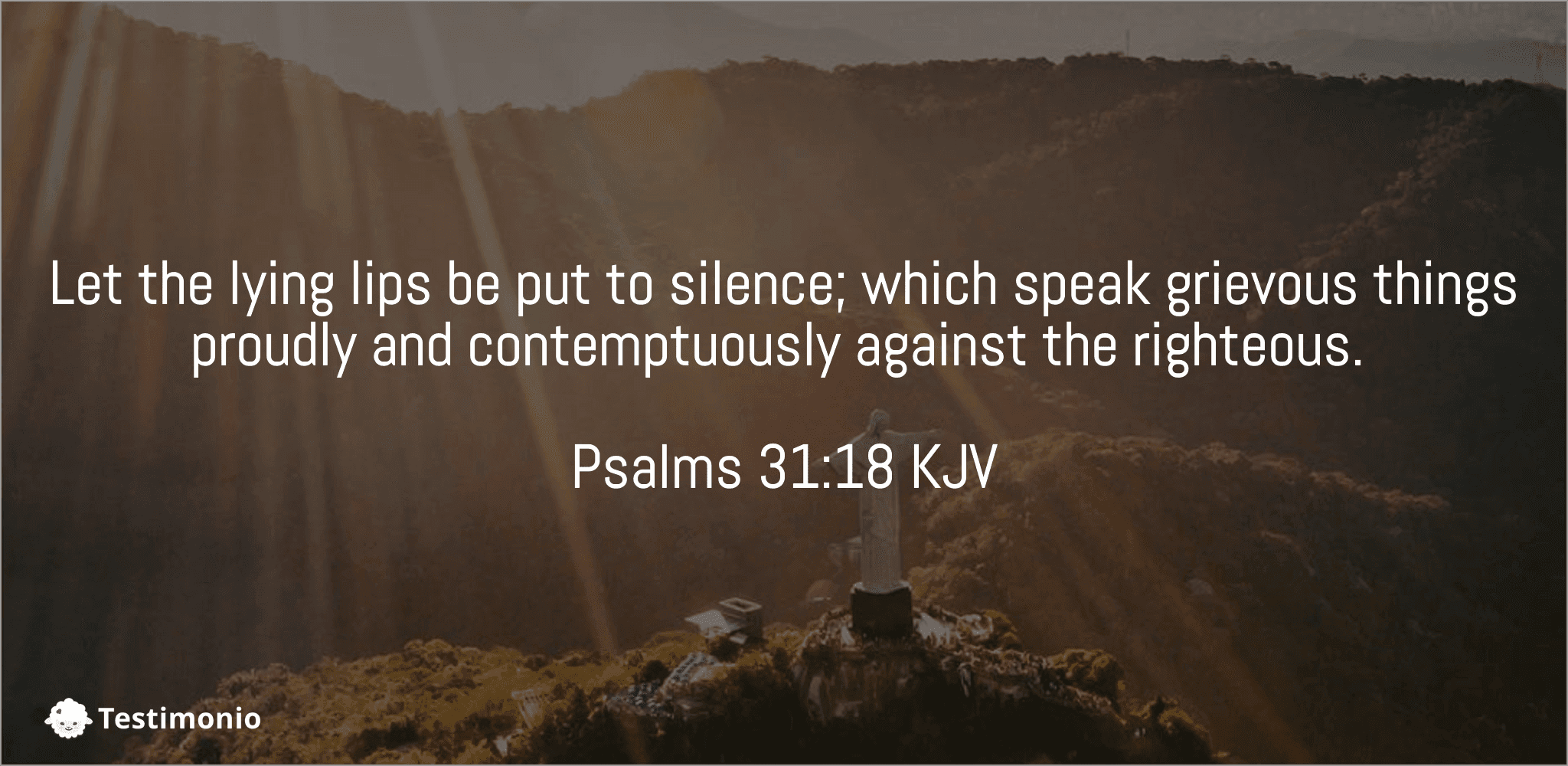 Psalms 31:18