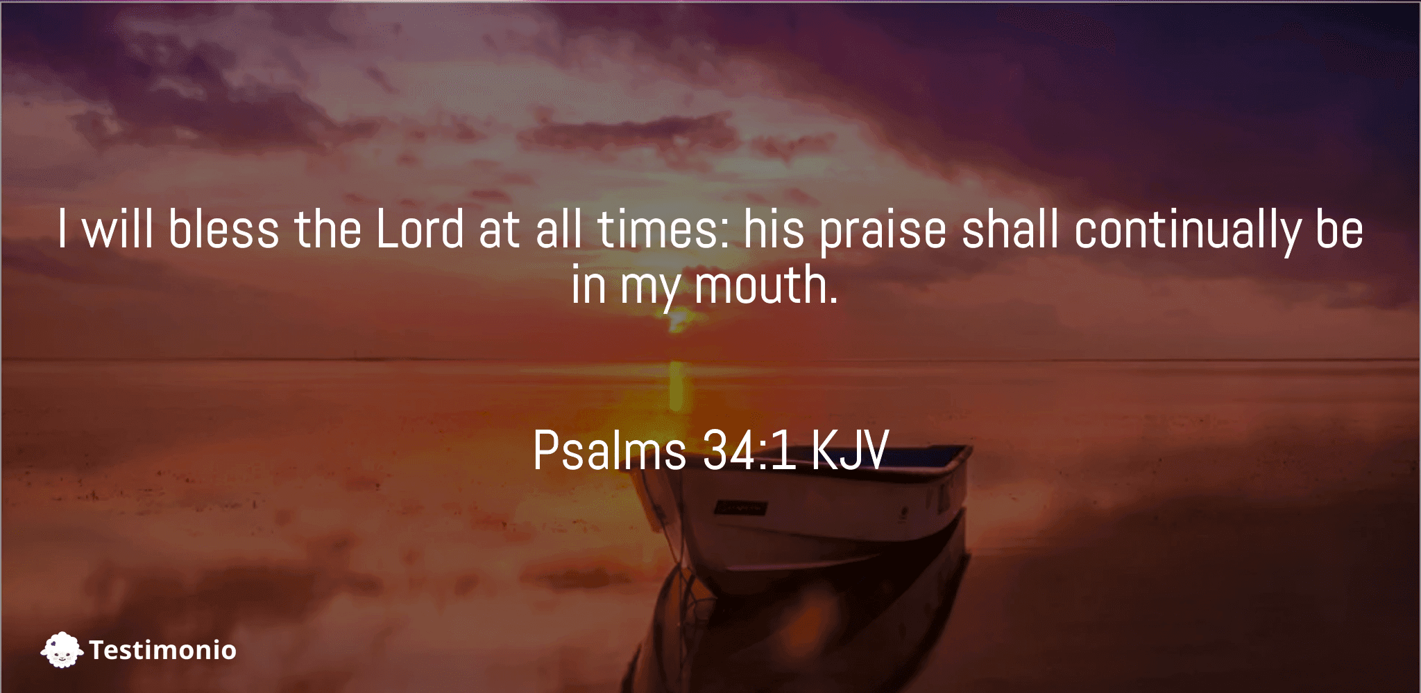 Psalms 34:1