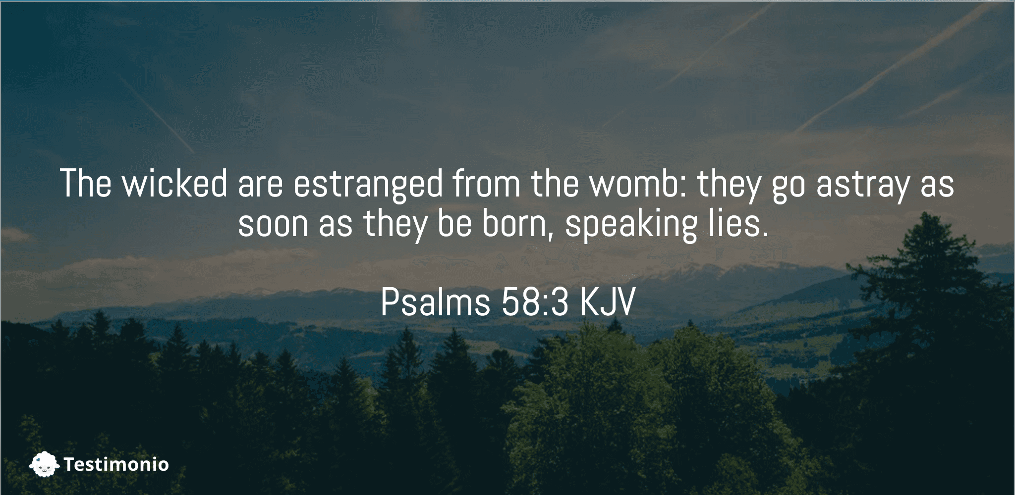 Psalms 58:3