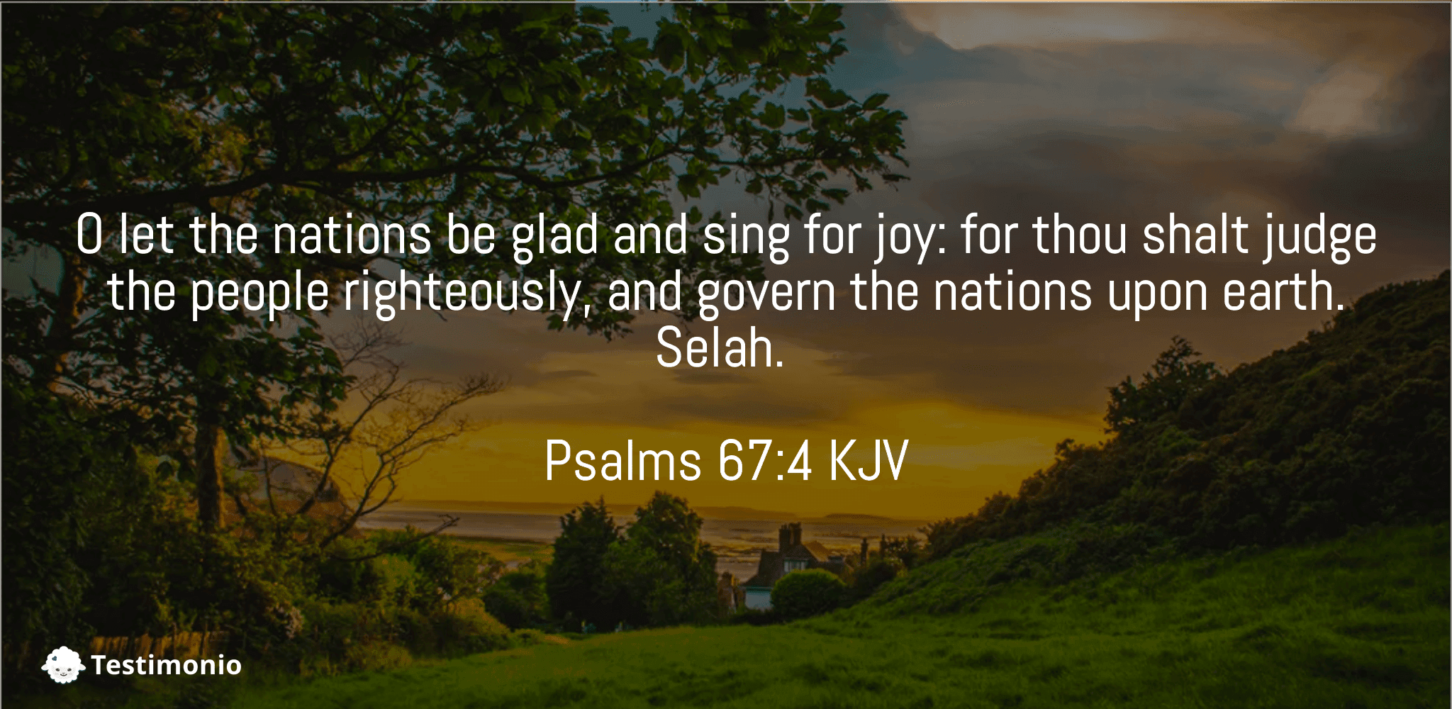 Psalms 67:4
