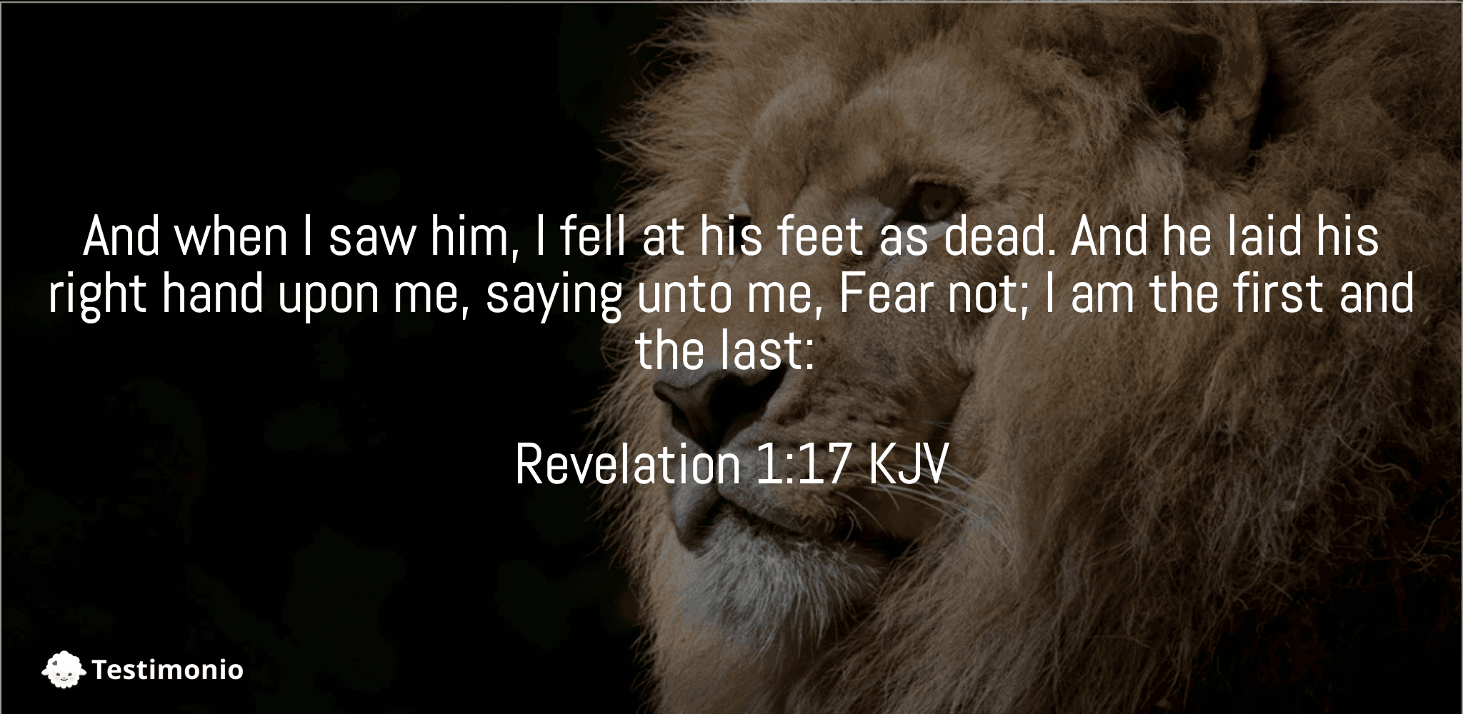 Revelation 1:17