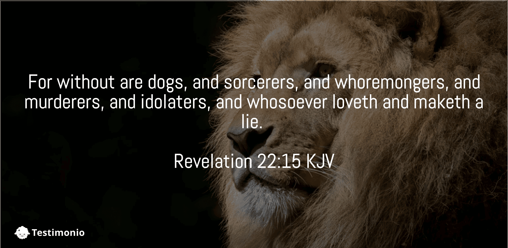 Revelation 22:15