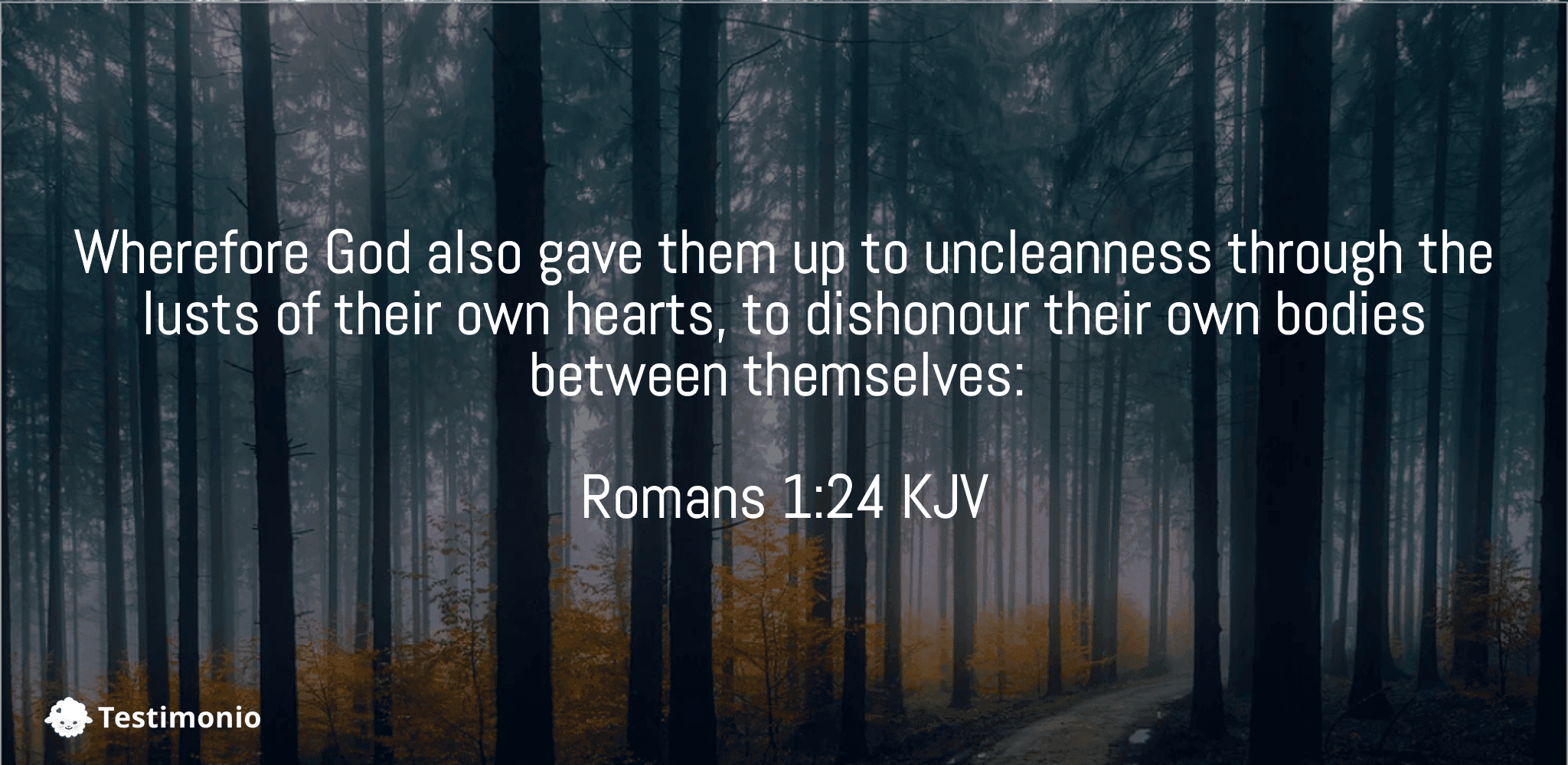 Romans 1:24