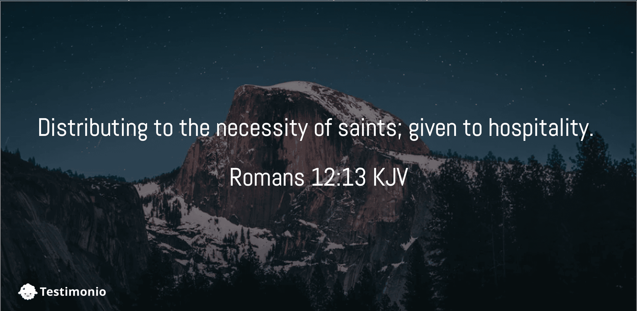 Romans 12:13