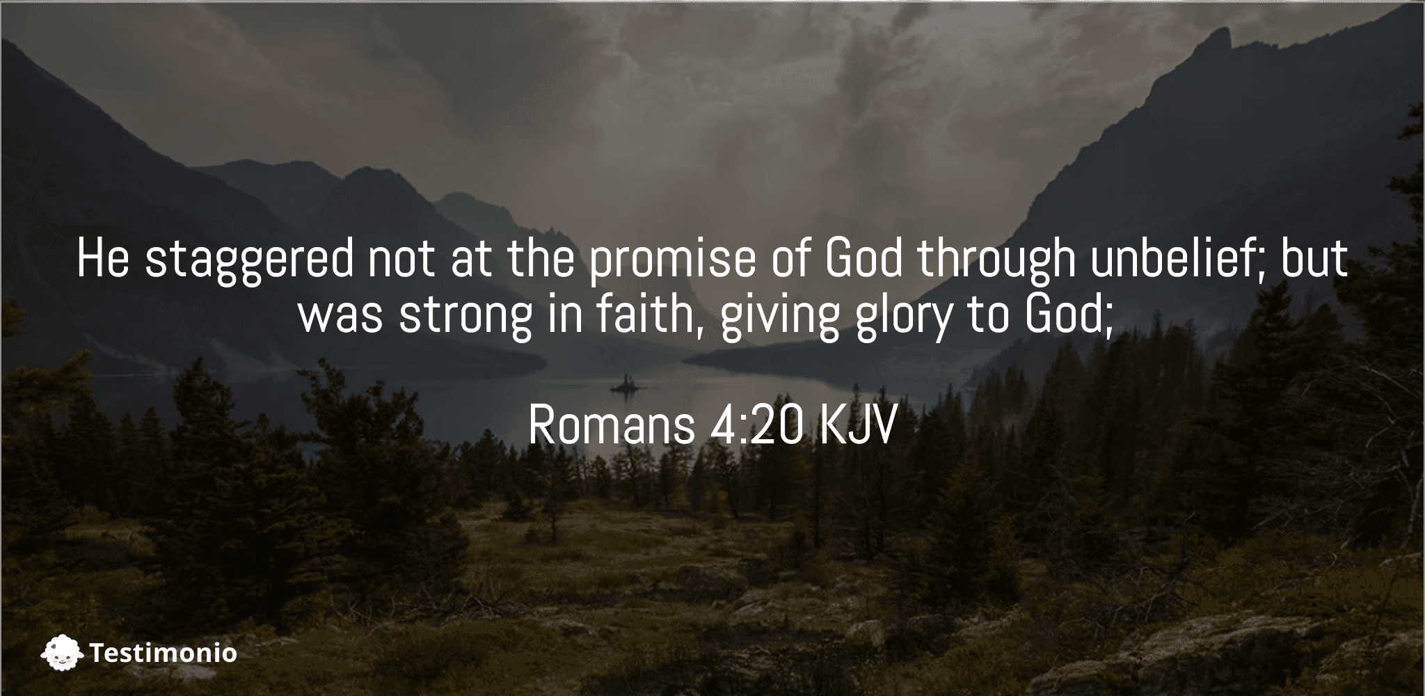 Romans 4:20