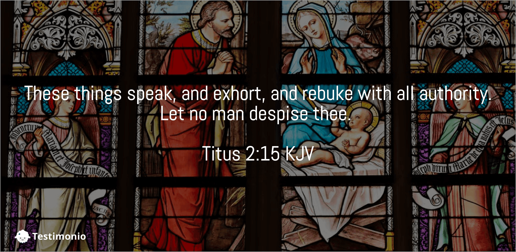 Titus 2:15