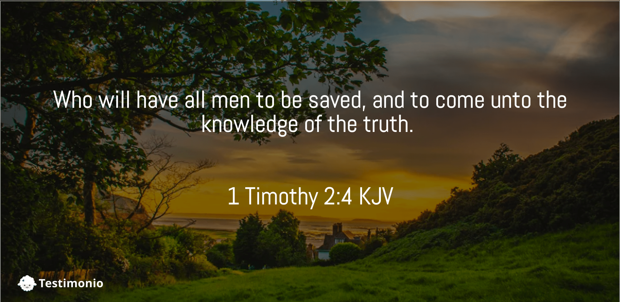 1 Timothy 2:4