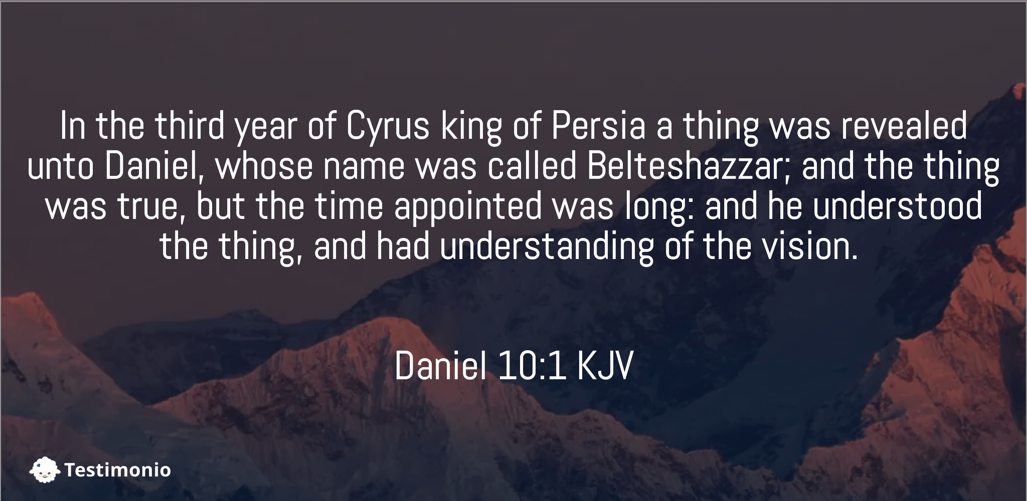 Daniel 10:1