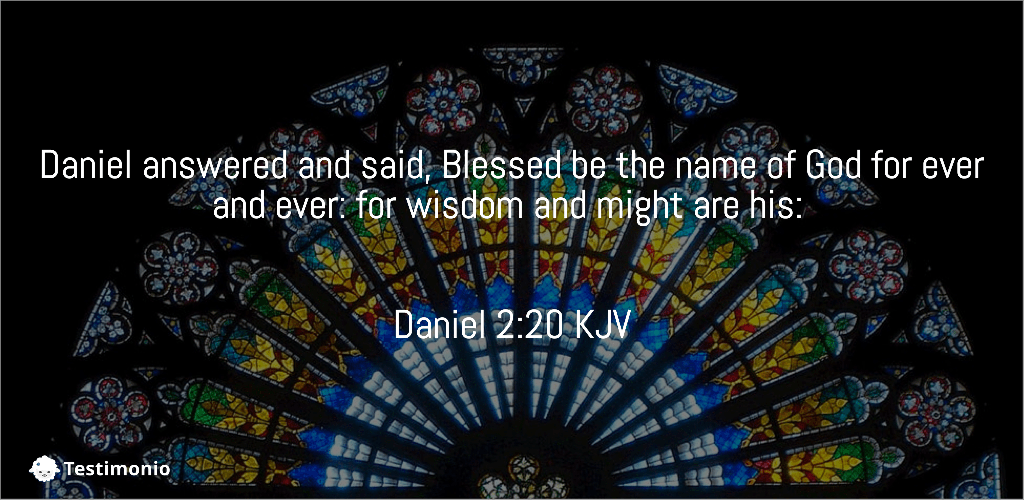 Daniel 2:20