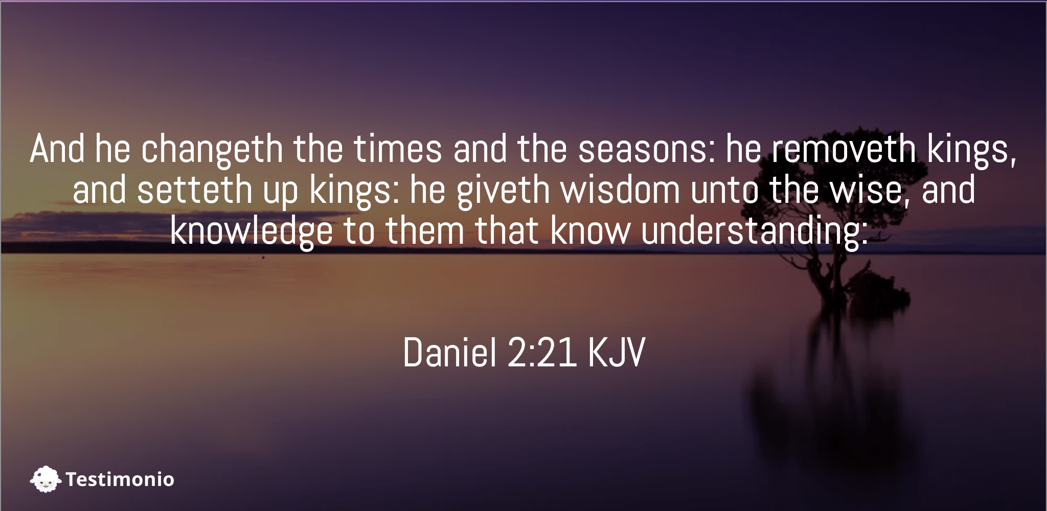 Daniel 2:21