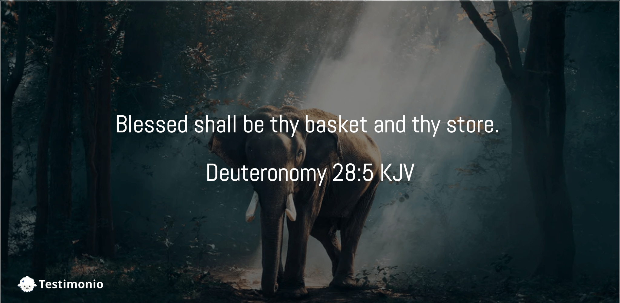 Deuteronomy 28:1-5