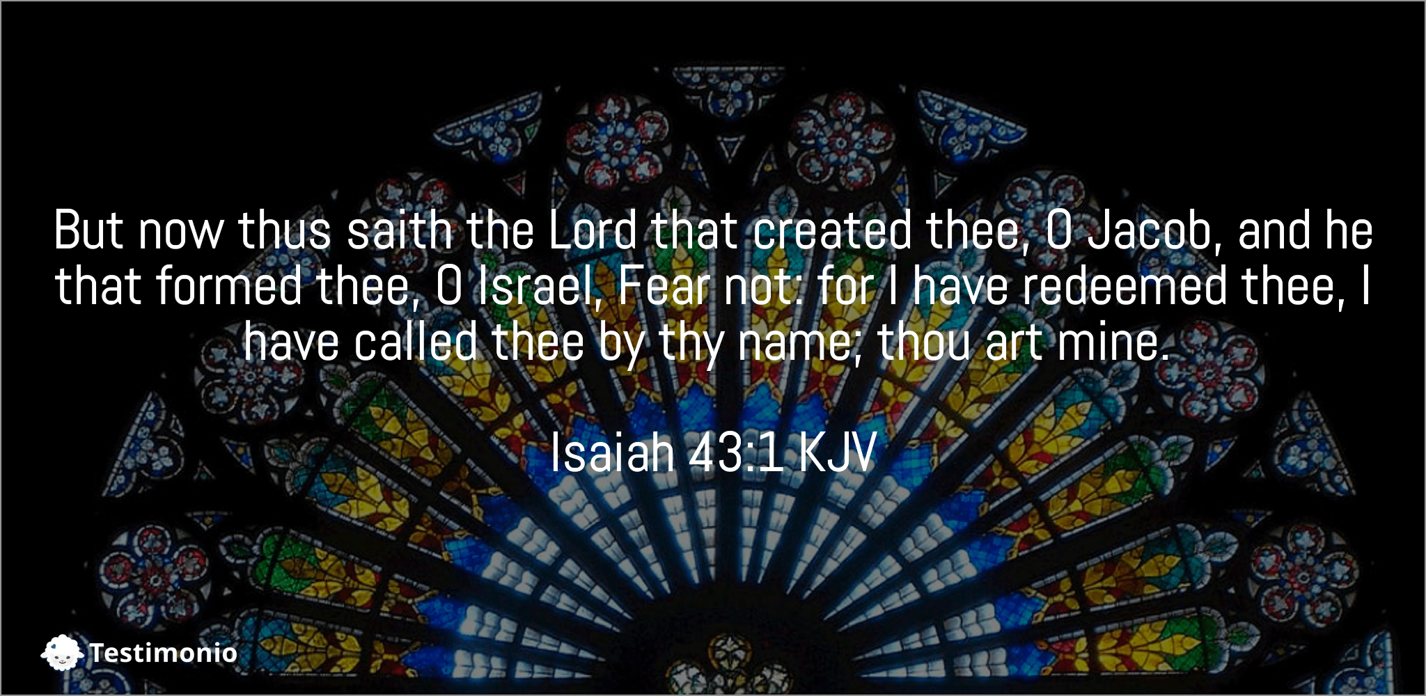 Isaiah 43:1