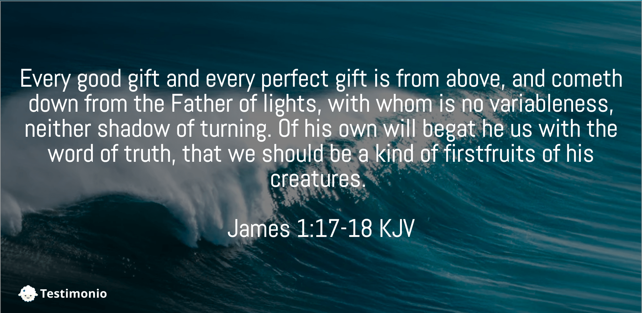 James 1:17-18
