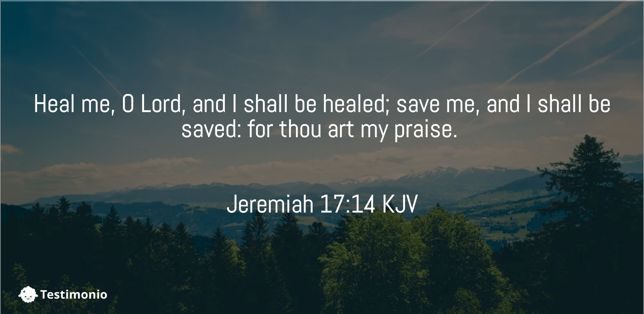 Jeremiah 17:14