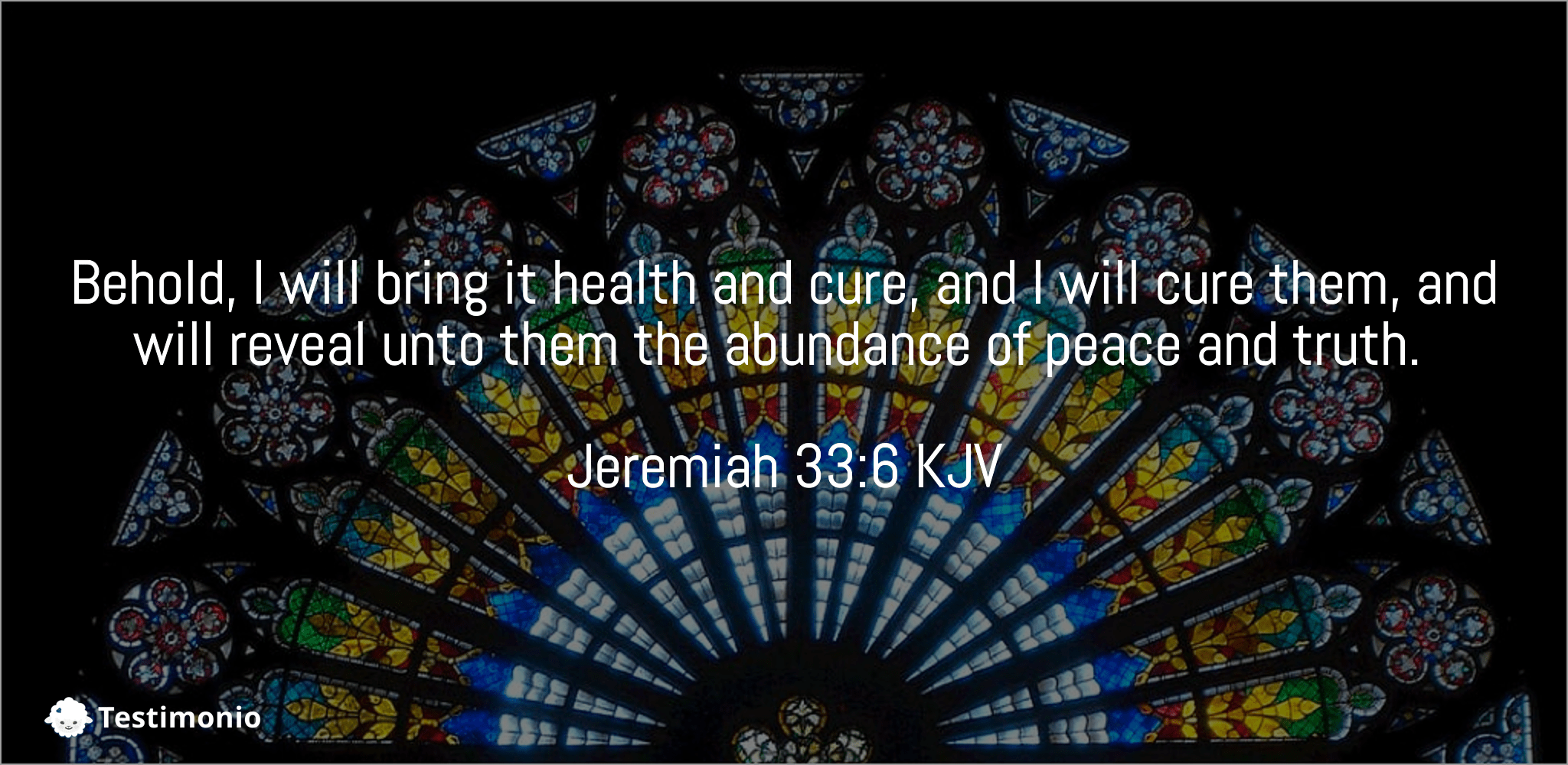 Jeremiah 33:6