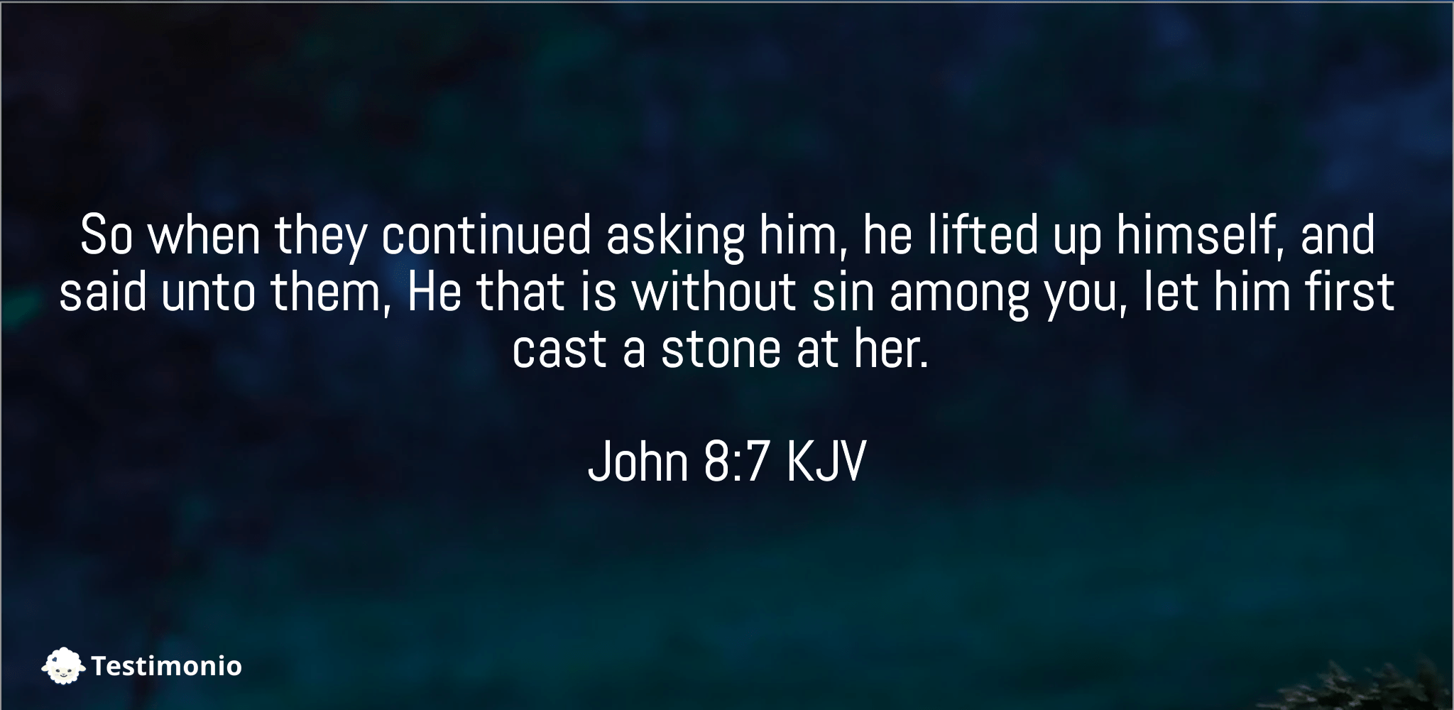 John 8:7