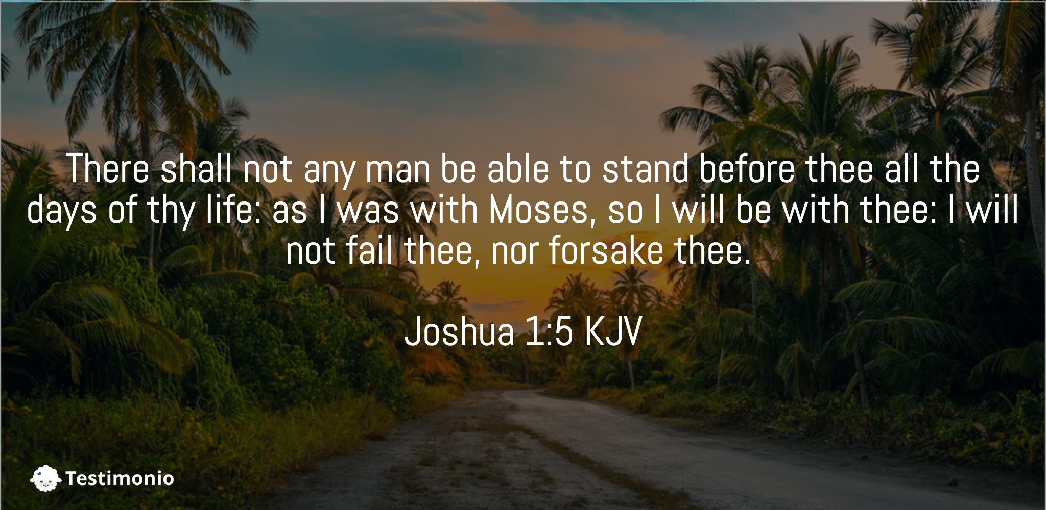 Joshua 1:5