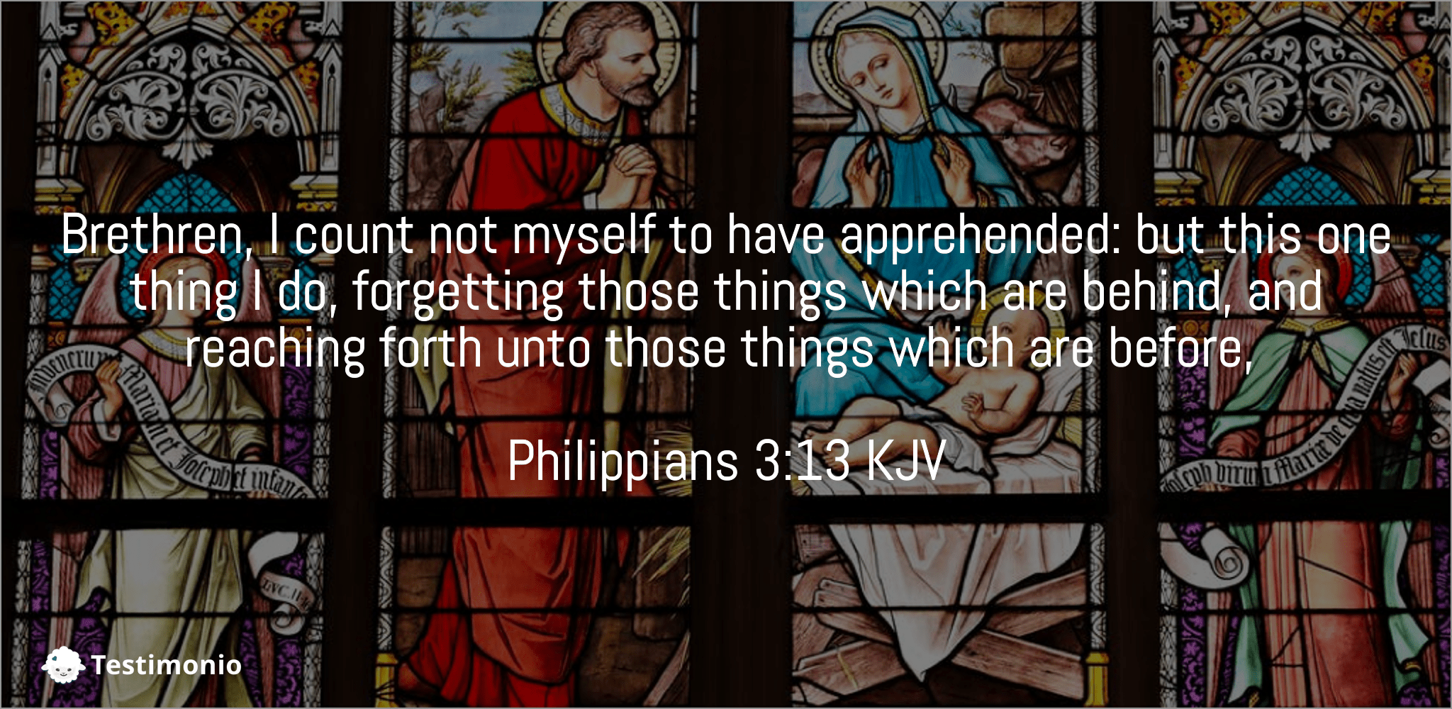 Philippians 3:13