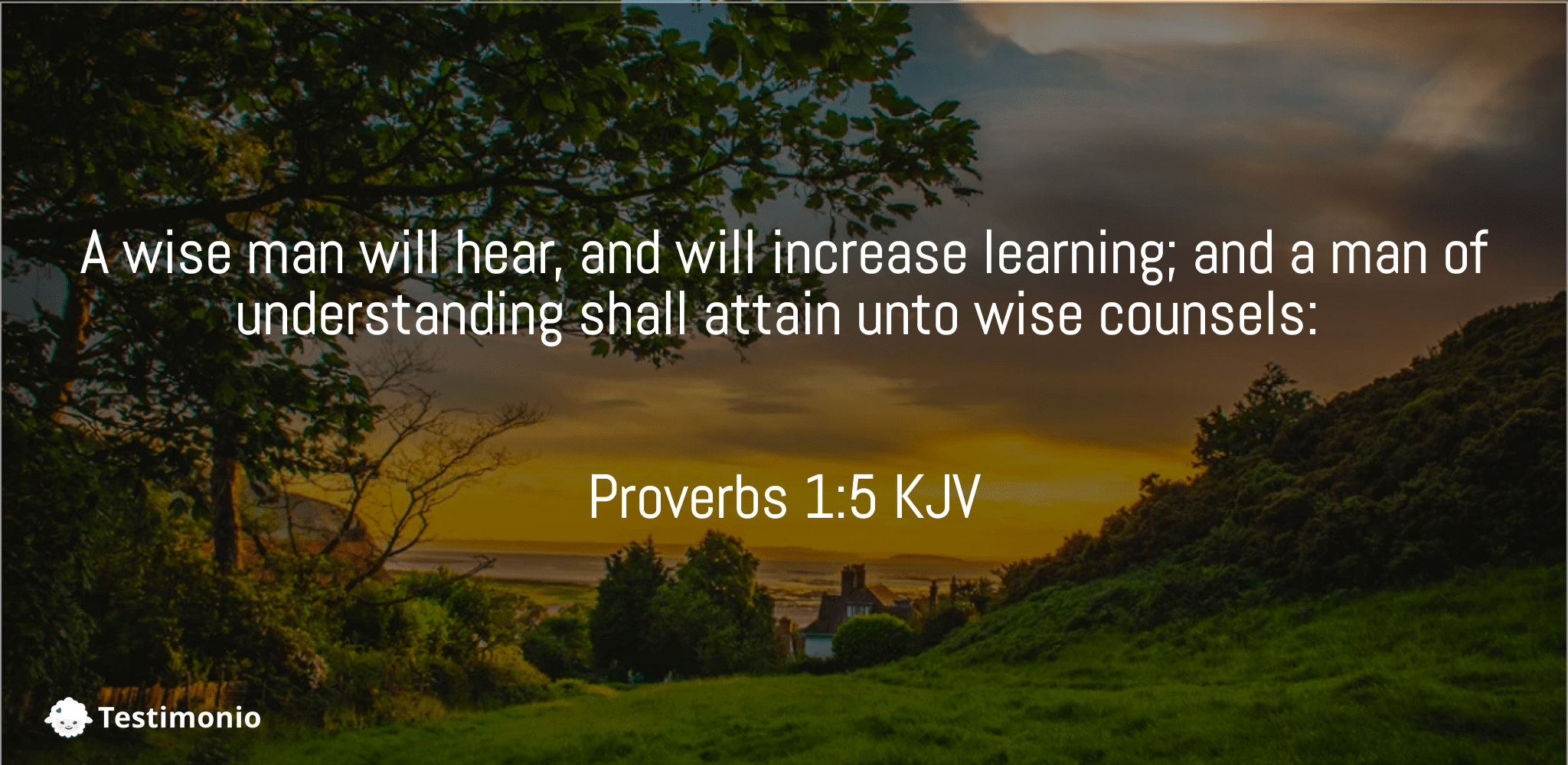 Proverbs 1:5