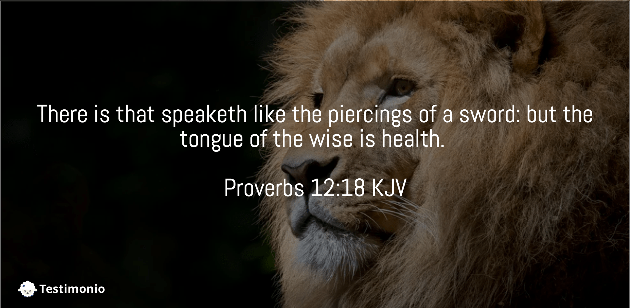 Proverbs 12:18
