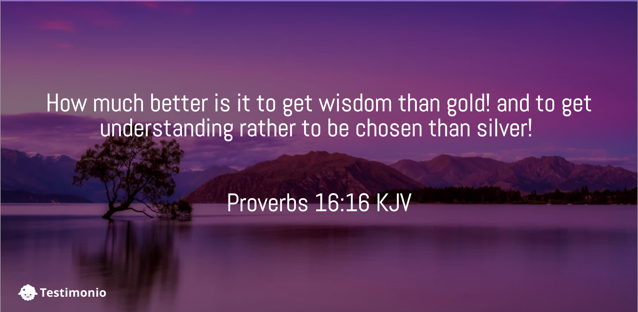 Proverbs 16:16