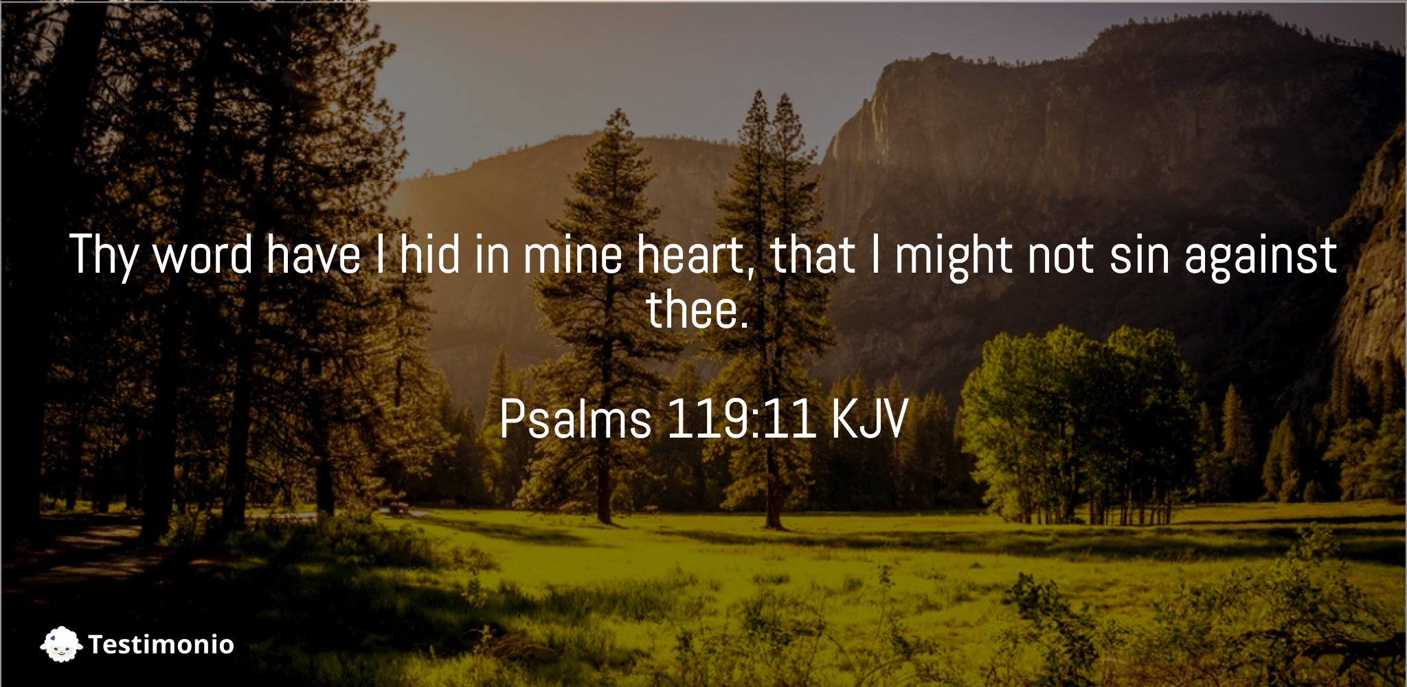 Psalms 119:11