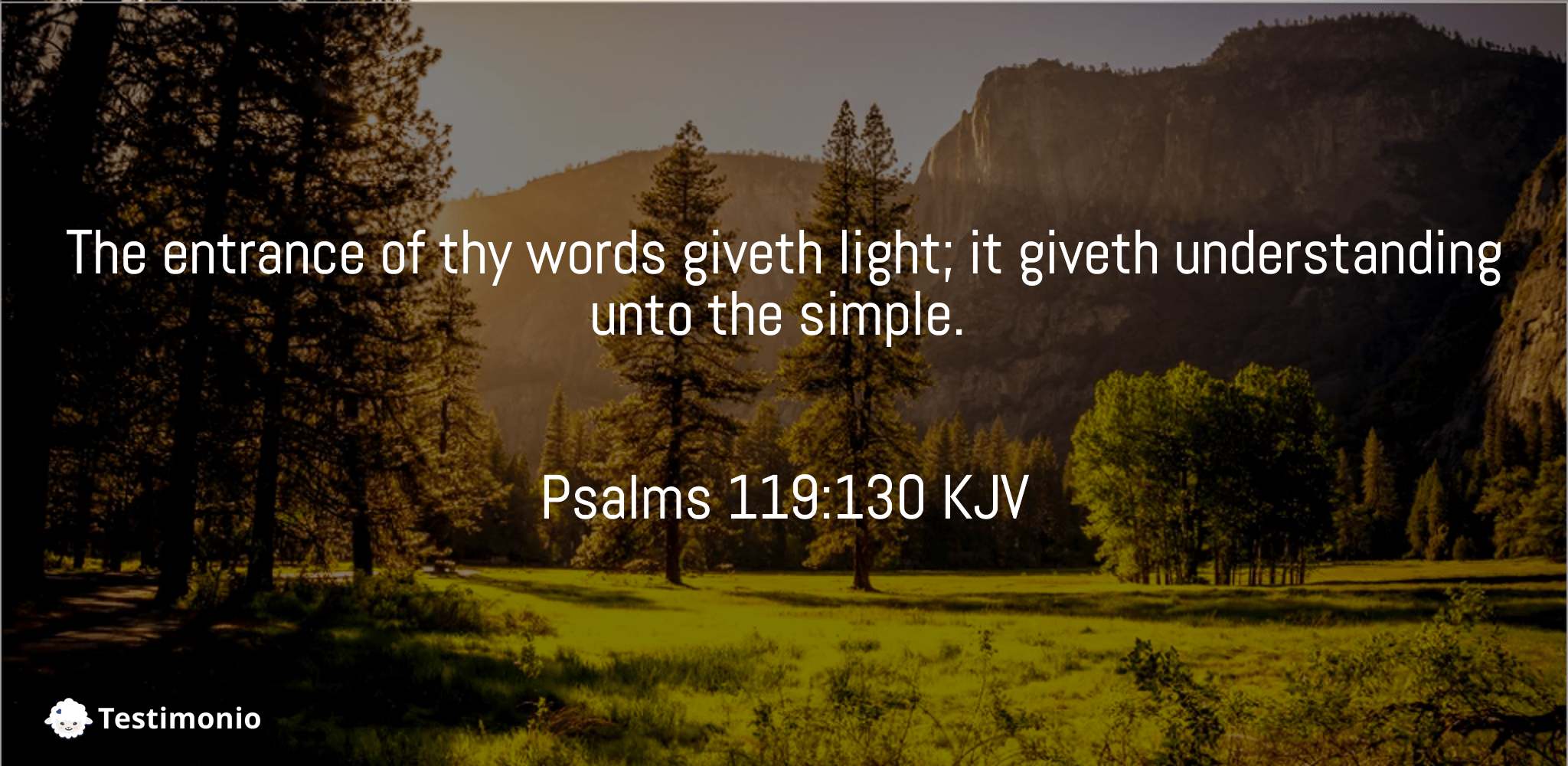 Psalms 119:130