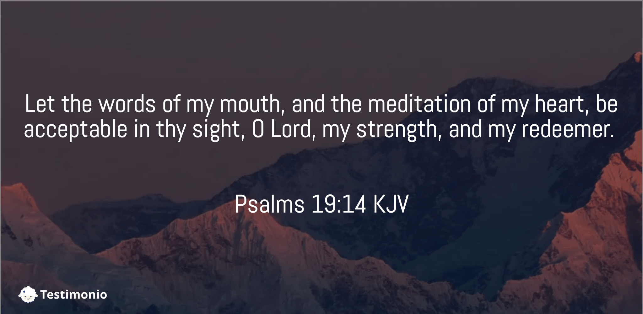 Psalms 19:14