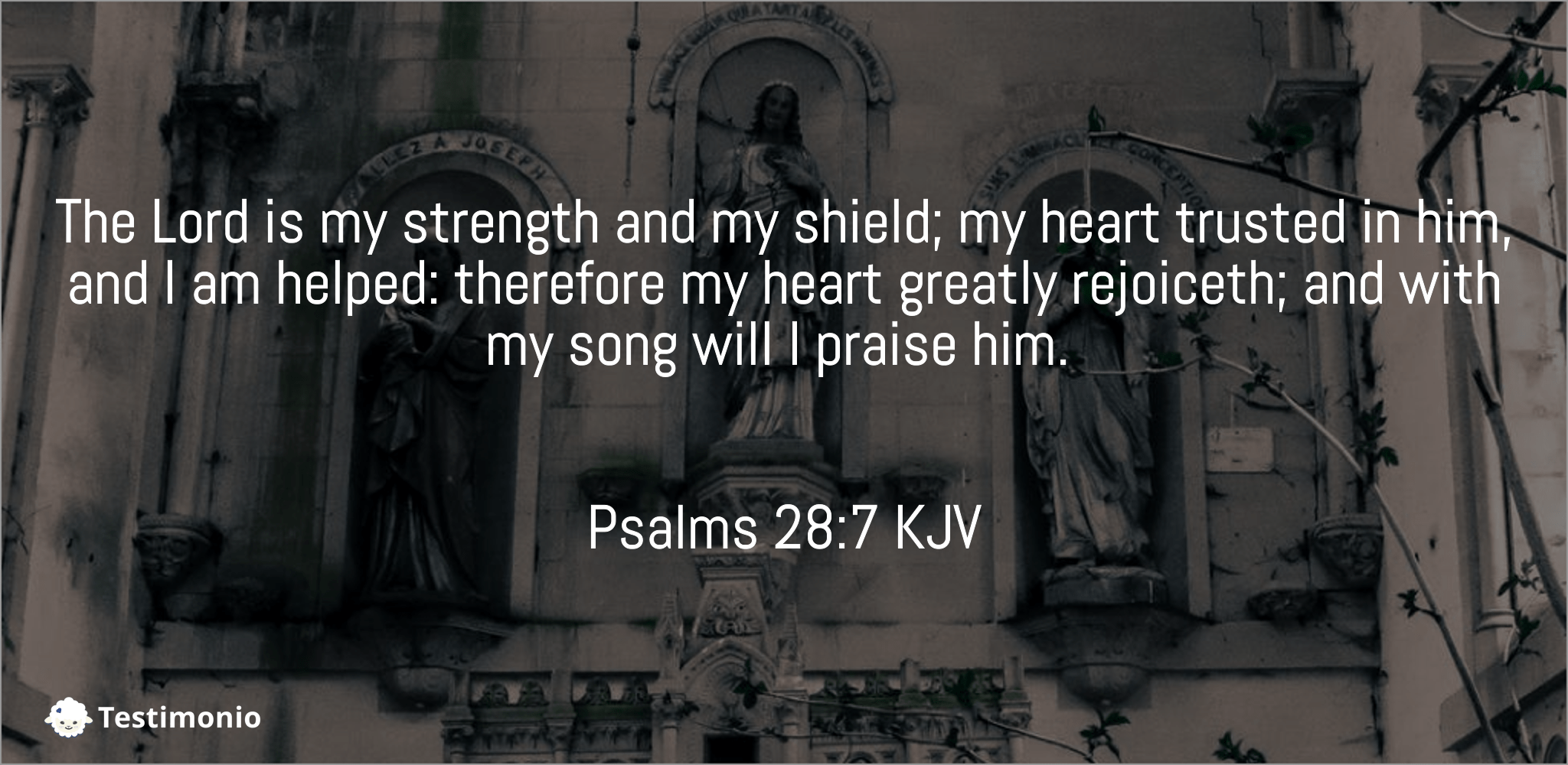 Psalms 28:7